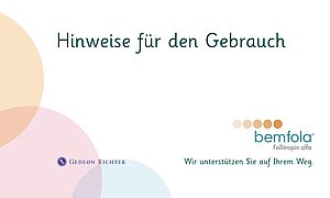 Bemfola® richtig anwenden